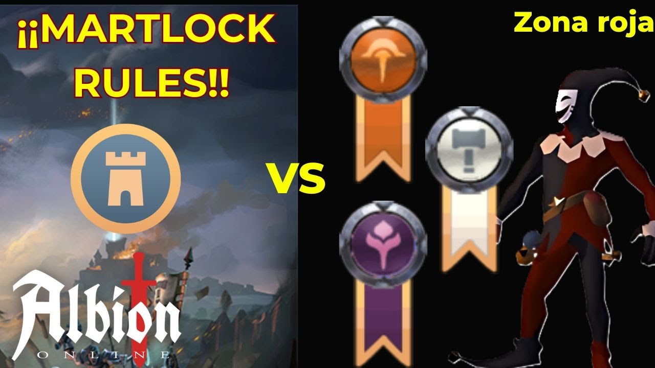 🔥 Zona Roja SIN MIEDO | Martlock vs ALL ⚔️guerra de facciones PvP Intenso | Albión Online