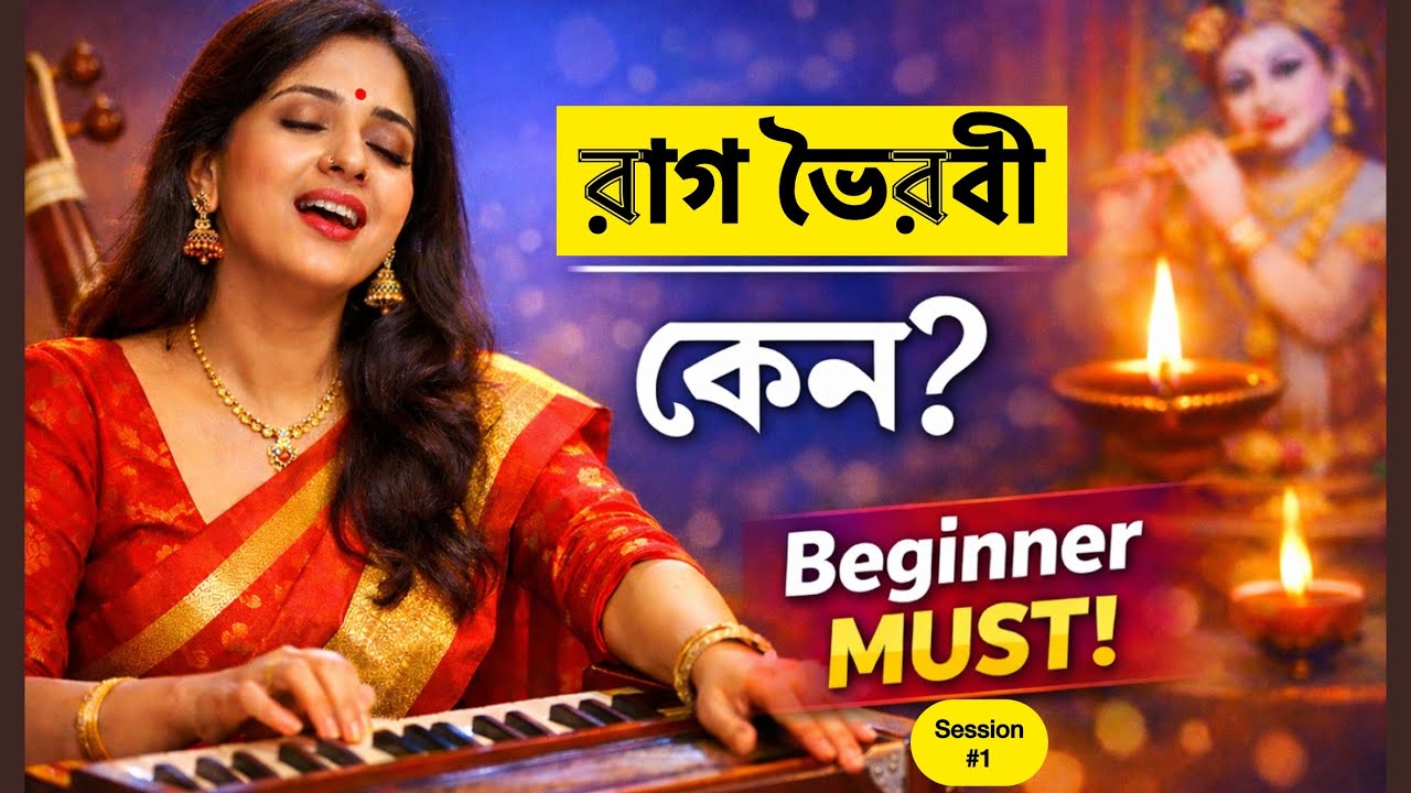 রাগ ভৈরবী কেন শিখবেন? Beginner দের জন্য BEST রাগ! SESSION - 1