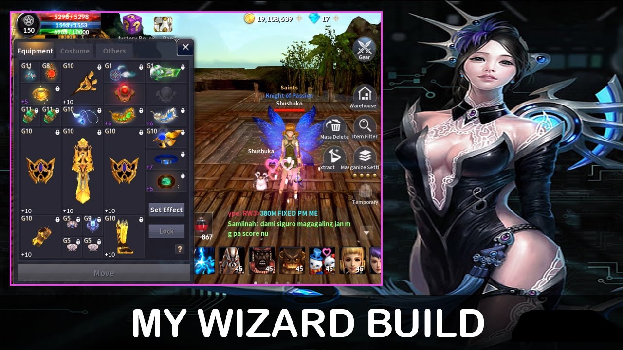 Cabal Mobile - Wizard Character Build, Skills, Stats, Runes, Combo