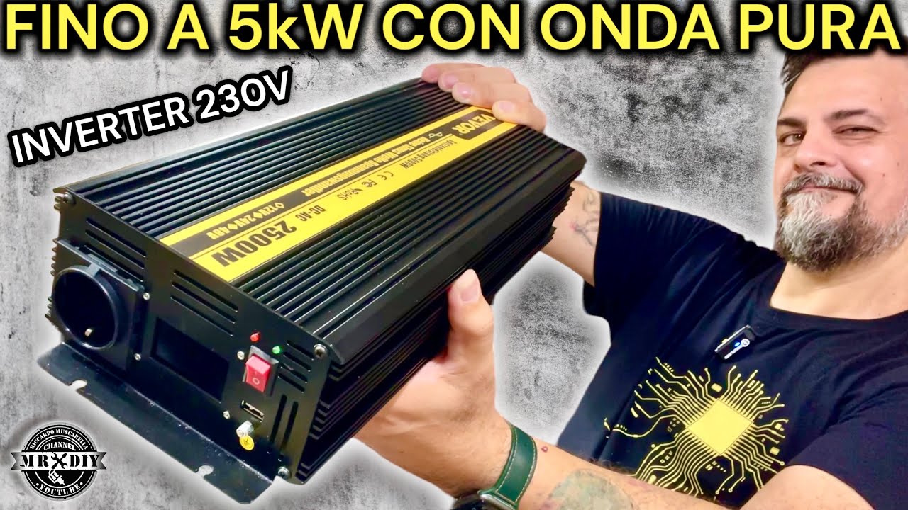 Fino a 5kW in una scatola, in macchina, lab ecc. Inverter 12V 220V 2,5kW vevor onda sinusoidale pura
