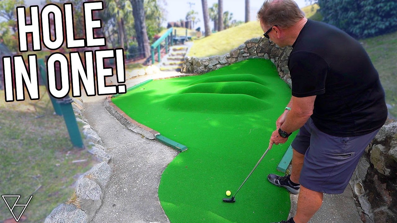 I Can't Believe We Made That Mini Golf Hole In One!