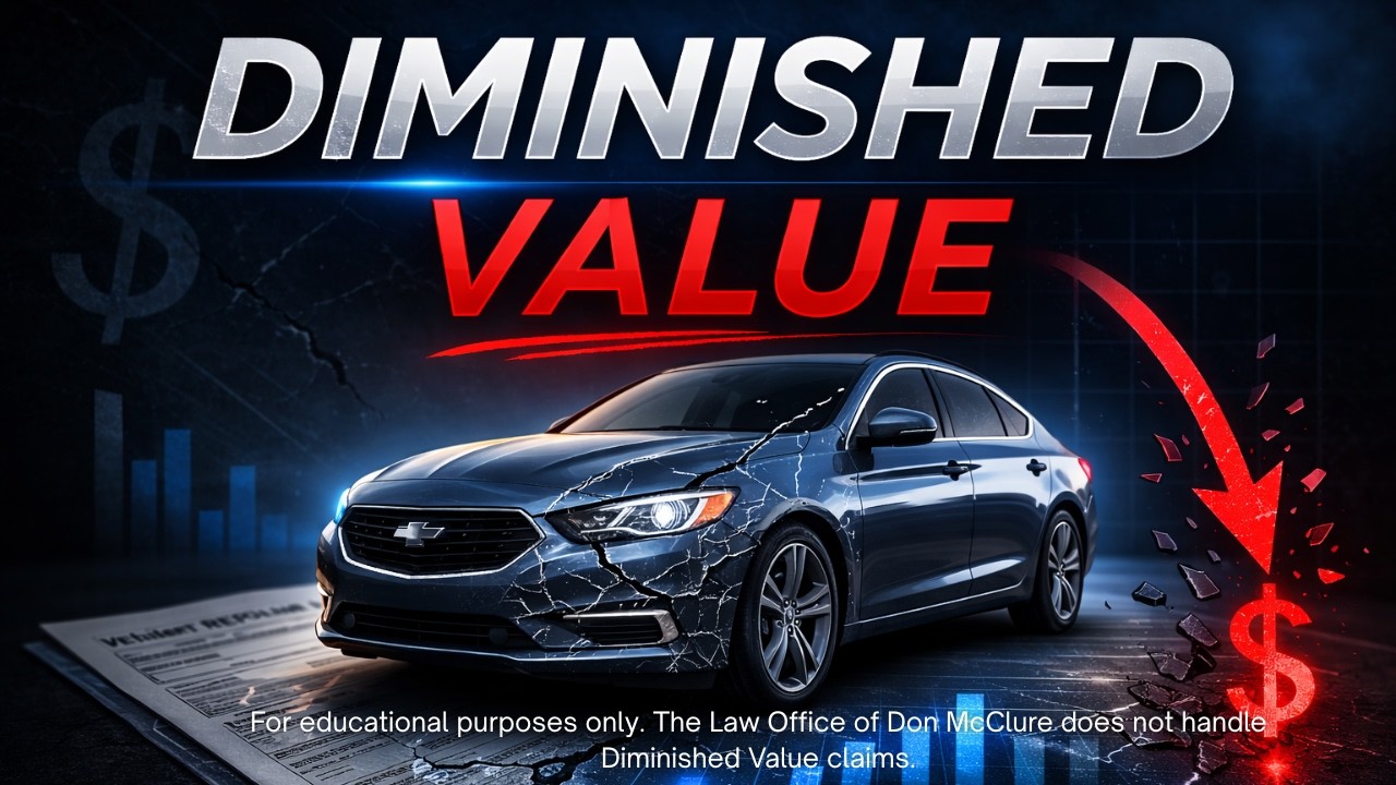 Is Your Car Worth Less After a Wreck? Texas Diminished Value Explained