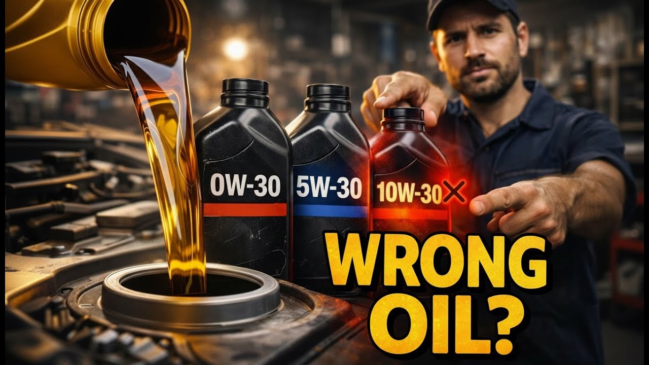 0W-30 vs 5W-30 vs 10W-30 — Most Drivers Choose the Wrong One