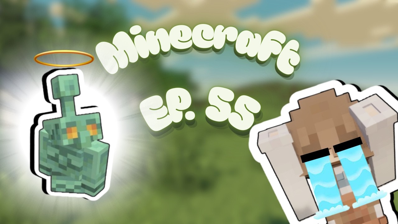 Cozy Minecraft Ep. 55 Exploring a Mineshaft and Searching for the Stronghold Again 🕊️✨