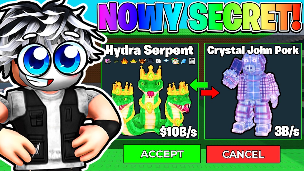I GOT INSANE OFFERS FOR THE NEW 10B/S HYDRA SERPENT IN STEAL A BRAINROT! Roblox