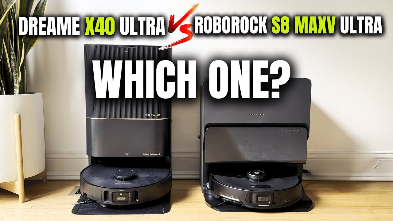 Roborock S8 MaxV Ultra против Dreame X40 Ultra: характеристики, производительность и ценность