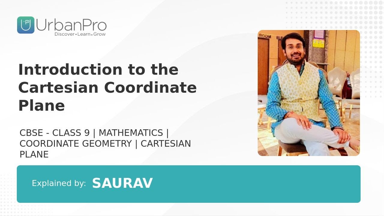 Introduction to the Cartesian Coordinate Plane | Saurav