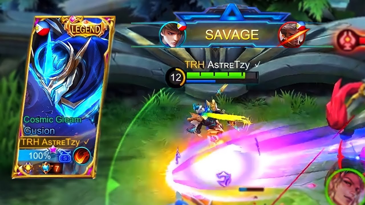 GUSION COSMIC GLEAM SAVAGE GAMEPLAY! 🔥 (OPEN MIC) | MLBB
