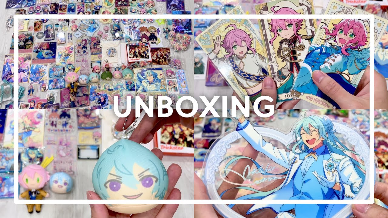 HUGE enstars unboxing | over 120 items!