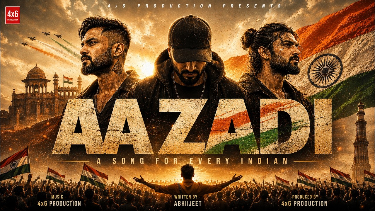 AAZADI &mdash; An Indian Rap Anthem | 15 August 2026 | 4x6 Production