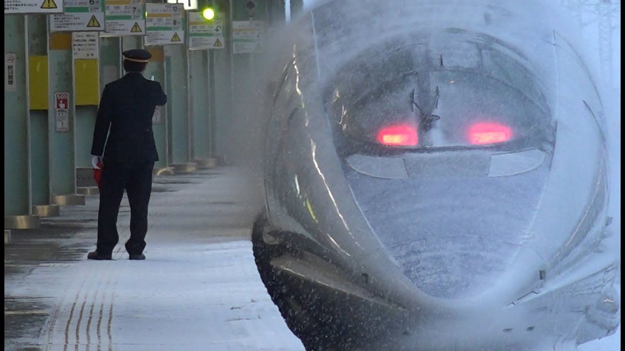 雪の500系新幹線　2016.1.24