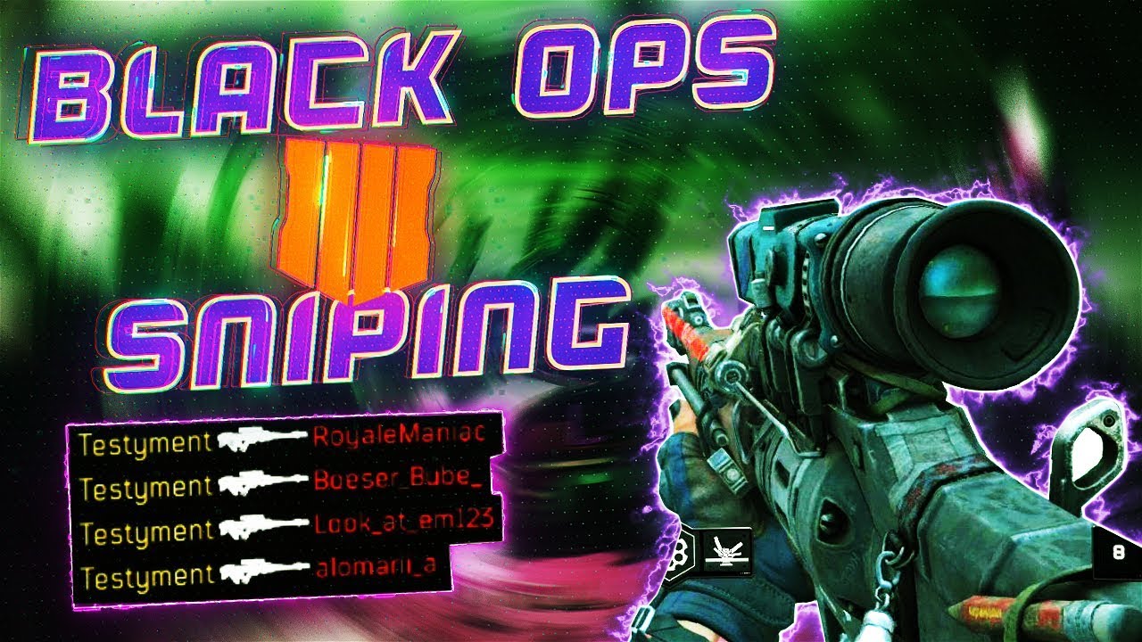 THE CRAZIEST BLACK OPS 4 SNIPING!!