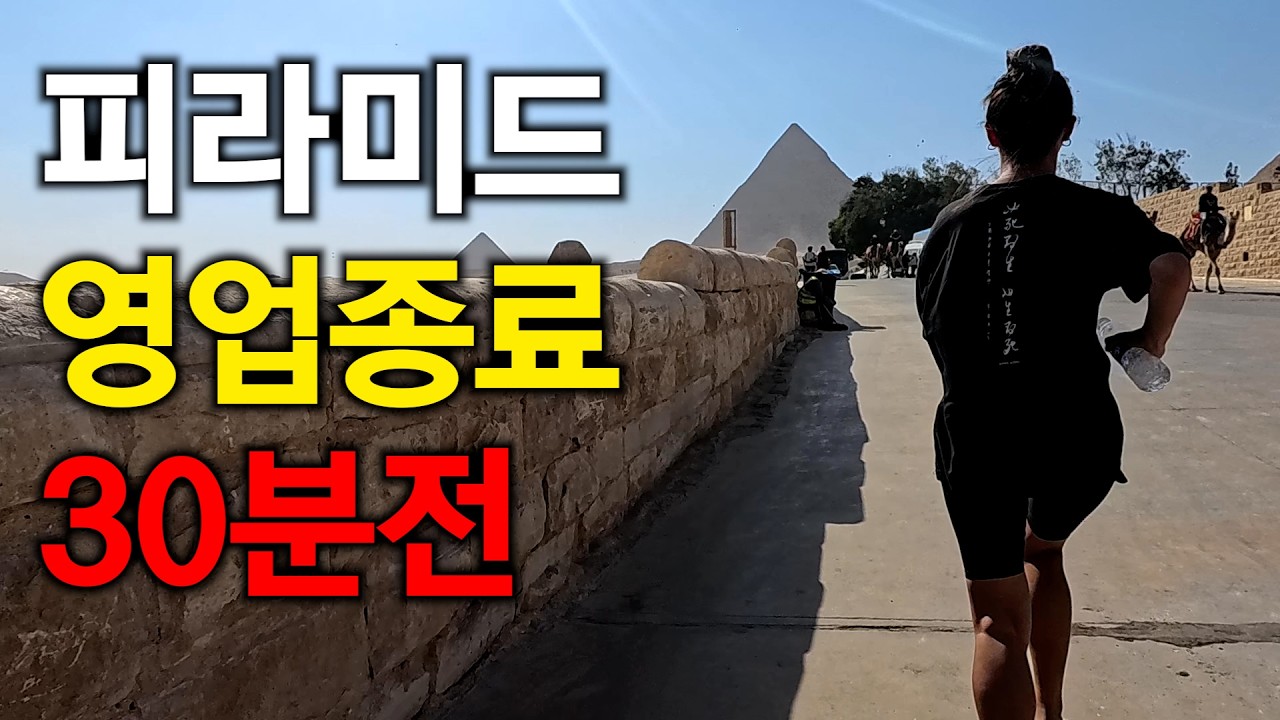 피라미드 폐장 직전에 간다면 생기는 일