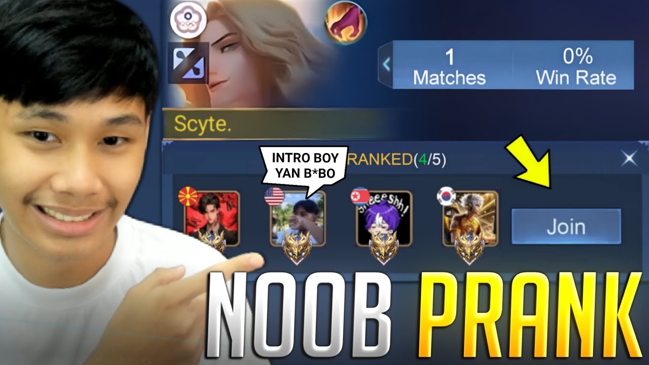 SMURF PRANK SA RANK! | LEGEND SUMAMA SA 4 NA MYTHICAL GLORY SA TEAM RECRUIT 🤣