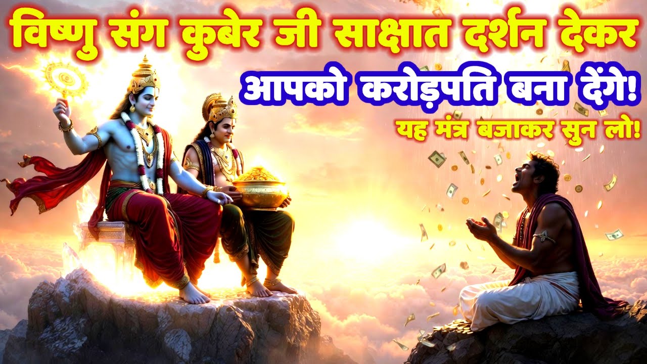 💰 कुबेर का खजाना मिलेगा! 💸 भगवान विष्णु का यह मंत्र बजाकर सुन लो। Vishnu Mantra | Dhan Prapti