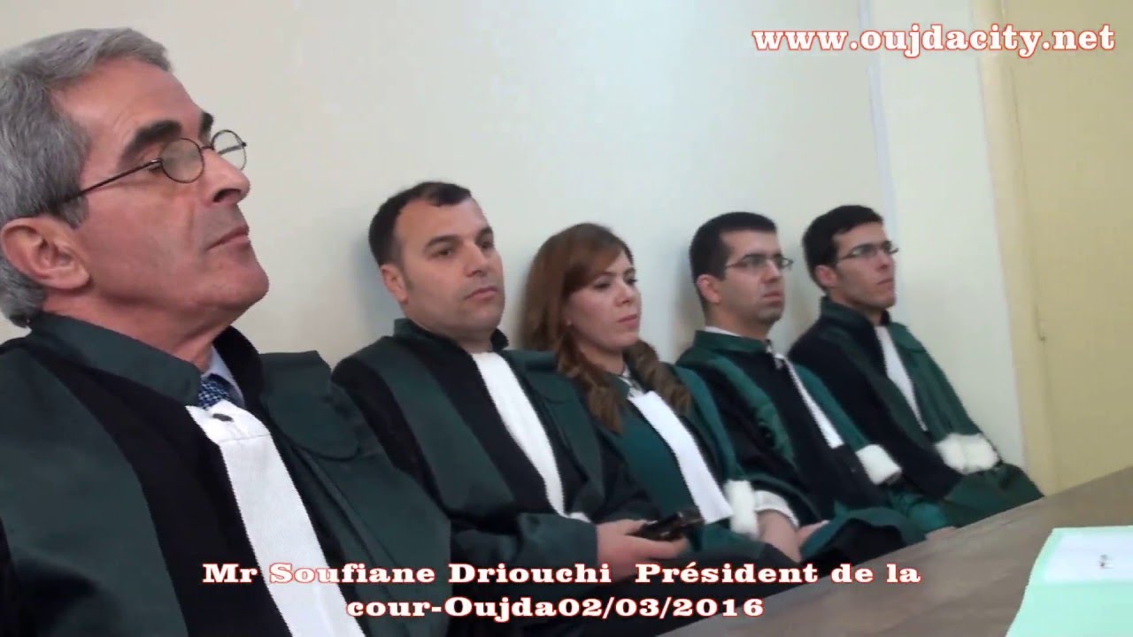 مراسيم تنصيب ذ . سفيان الدريوش  رئيسا  للمحكمة الابتدائية بوجدة 2016