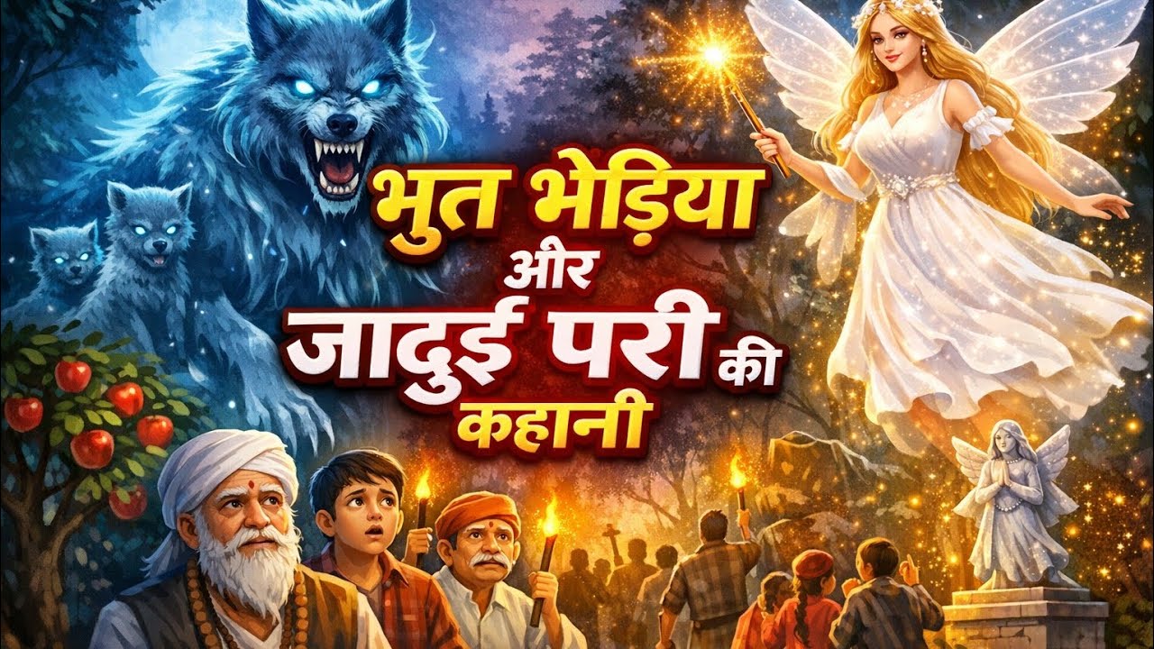 भूत भेड़िया और जादुई परी की कहानी|| hindi moral stories|| hindi kahaniya|| moral story in hindi 
