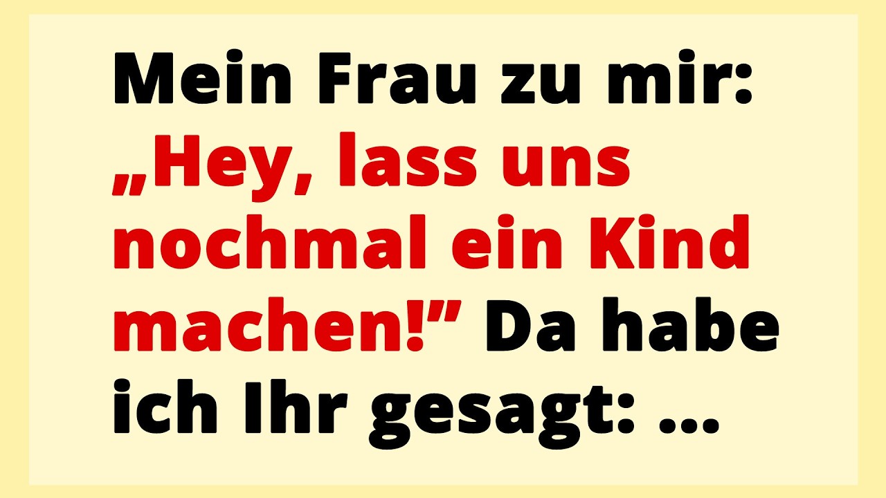 LUSTIG: Ich erzähle gute Witze 💥