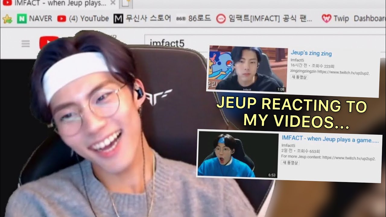 The day Jeup watched my videos.....