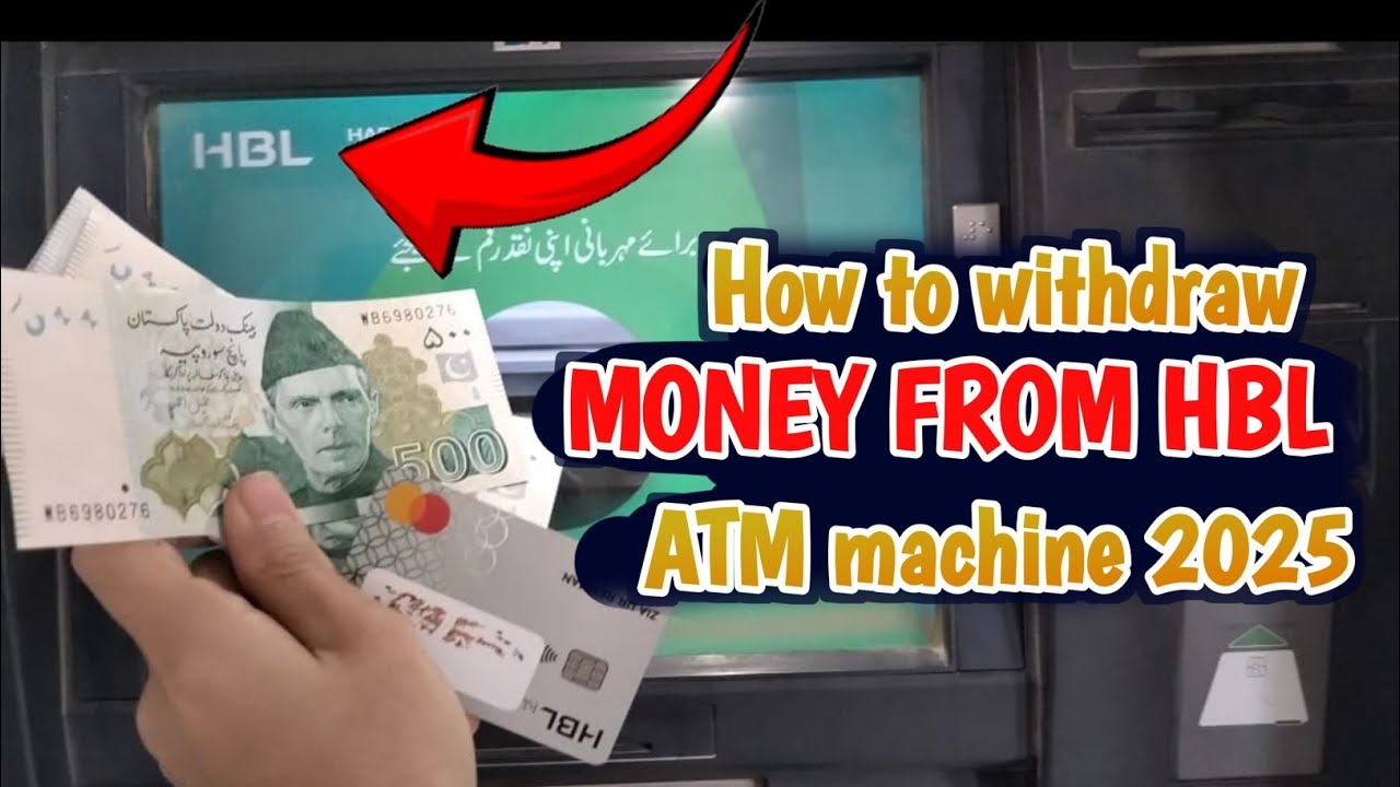 Как снять наличные в банкомате HBL