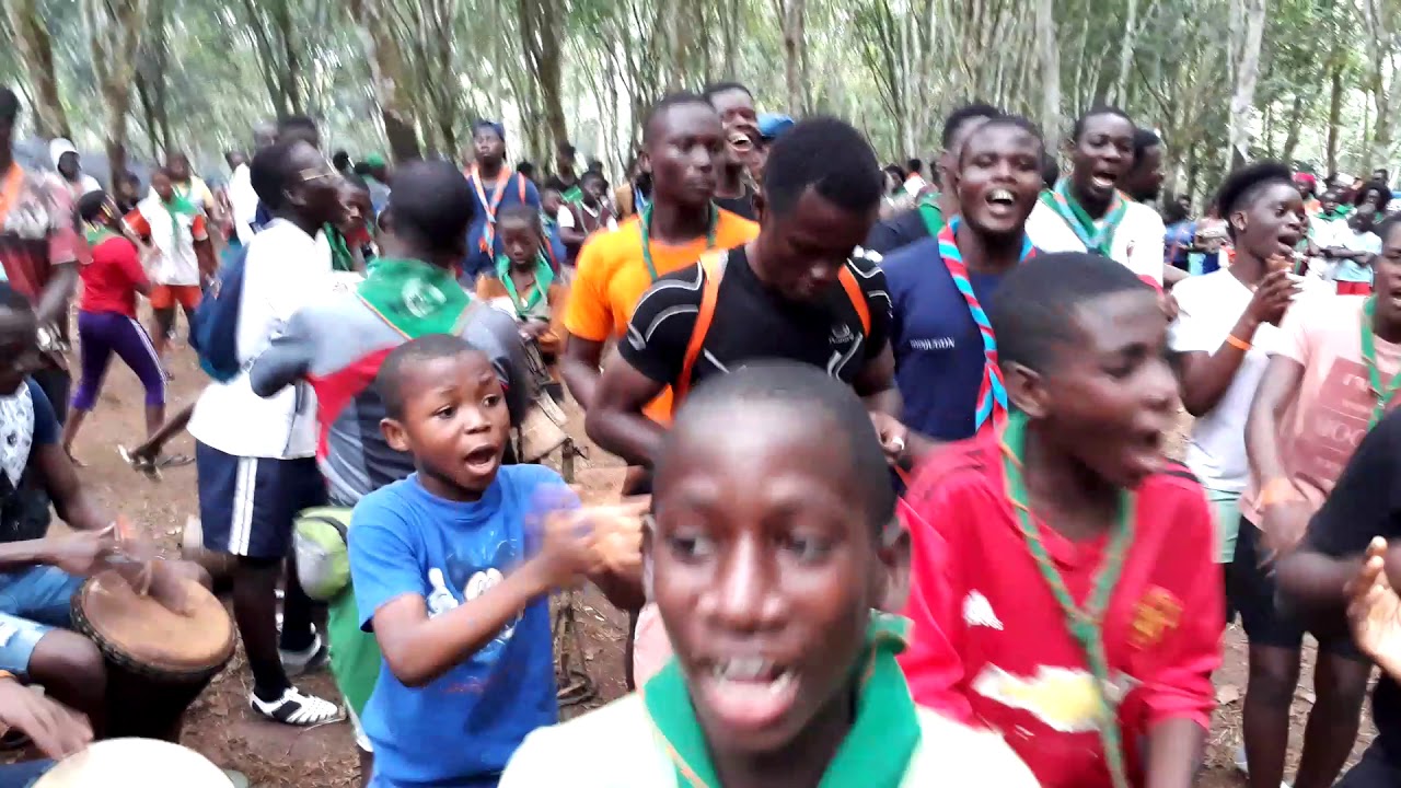 animations scouts de côte d'Ivoire région de yopougon district cherokee