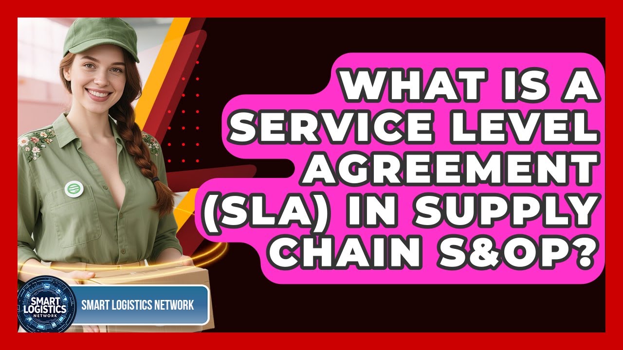 What Is A Service Level Agreement (SLA) In Supply Chain S&OP? - Smart Logistics Network