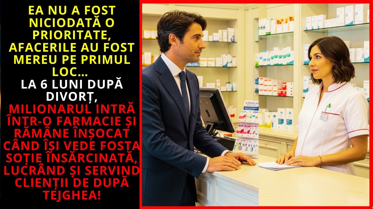 NU A FOST PRIORITATEA LUI… IAR 6 LUNI MAI TÂRZIU O GĂSEȘTE ÎNSĂRCINATĂ, LUCRÂND ÎN FARMACIE!