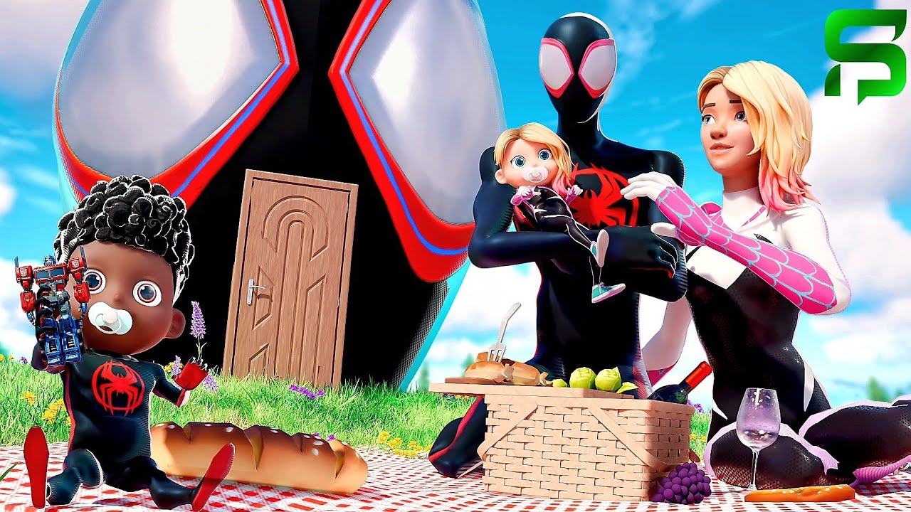 Miles Morales buys his first FAMILY HOUSE.. Fortnite Spider-Man Into the Spider-Verse