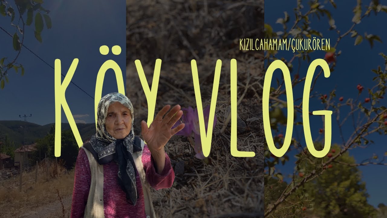 KÖY VLOG | Kızılcahamam | Çukurören Köyü | Köylü Pazarı