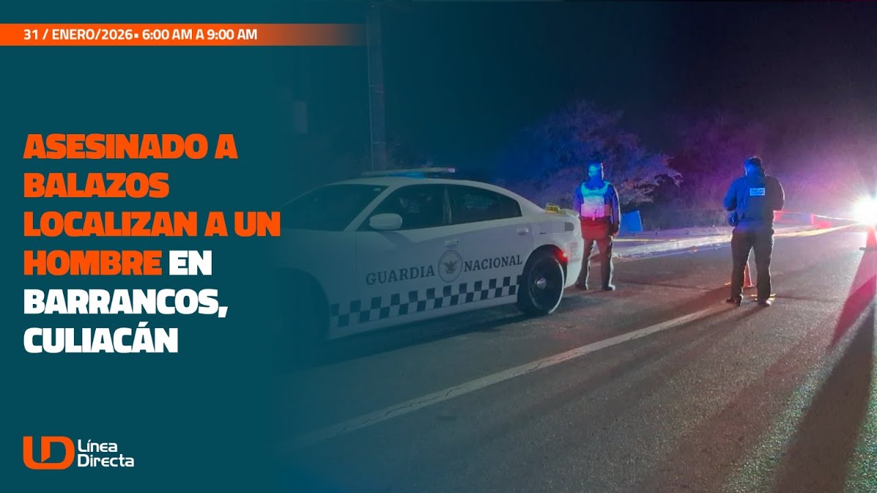 Asesinado a balazos localizan a un hombre en Barrancos, Culiacán