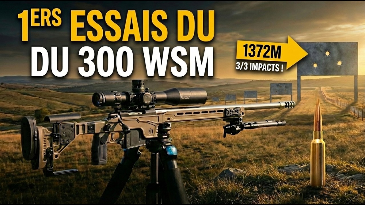Premiers essais à longue distance Tikka T3 300WSM