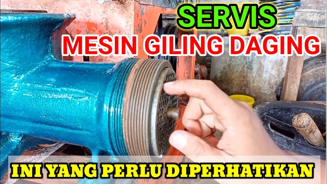 ini yang perlu diperhatikan servis mesin gilingan daging bakso #mesinbakso