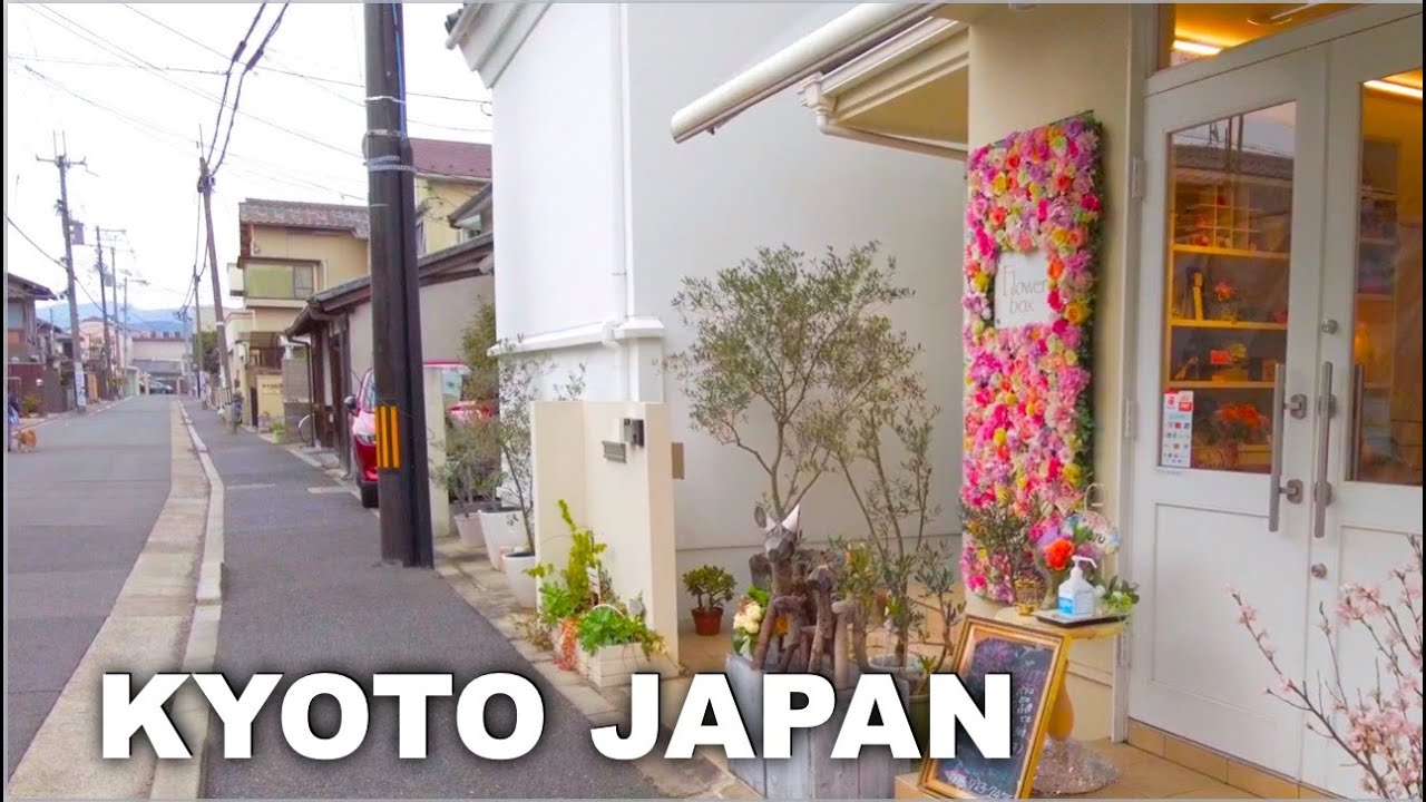 Kyoto, Residential Area from Demachiyanagi Station, Local Narrow Path [4K 60p] POV
