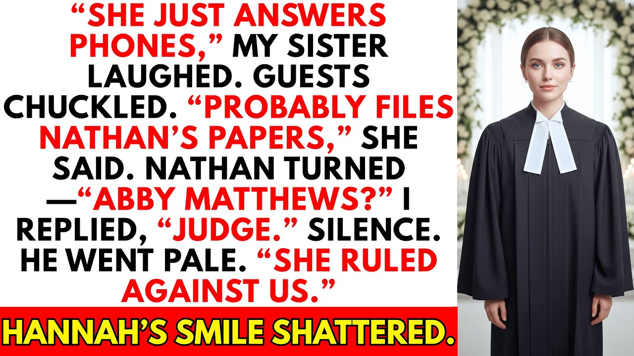 My Sister Mocked Me In Front of Everyone — Then Her Fiancé Turned Pale and Whispered, “Your Honor”