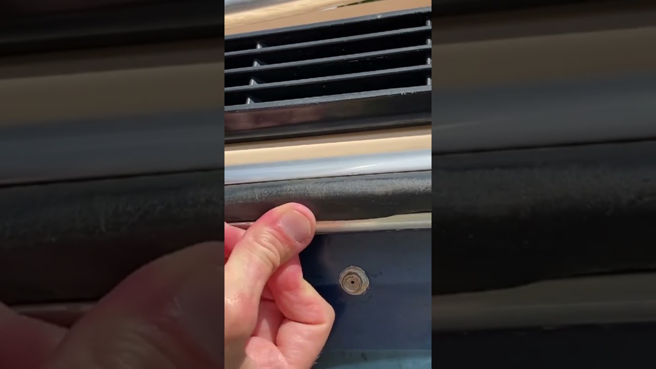 Reinstall boats rubber side-rail bumper PROPERLY