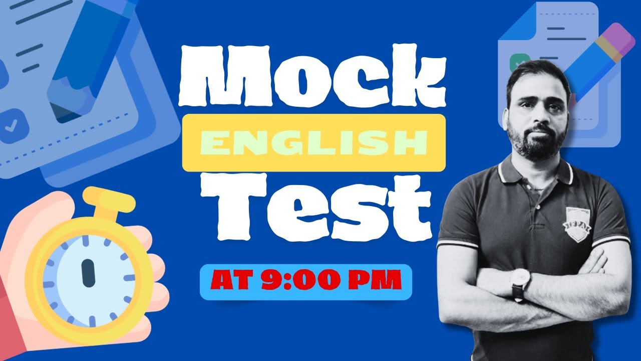 💥 Fastest Way to Revise English &ndash; One Day Exam Special Mock Test! #ssc #english #education