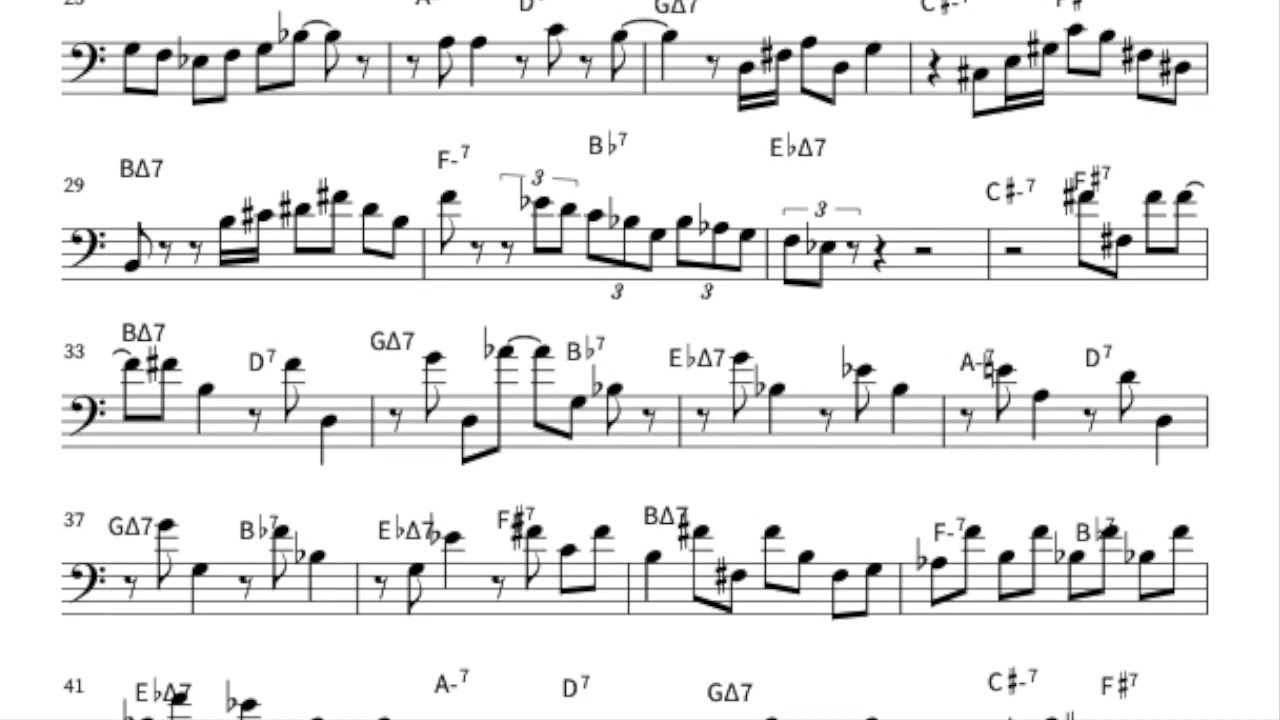 Larry Grenadier Giant Steps Transcription