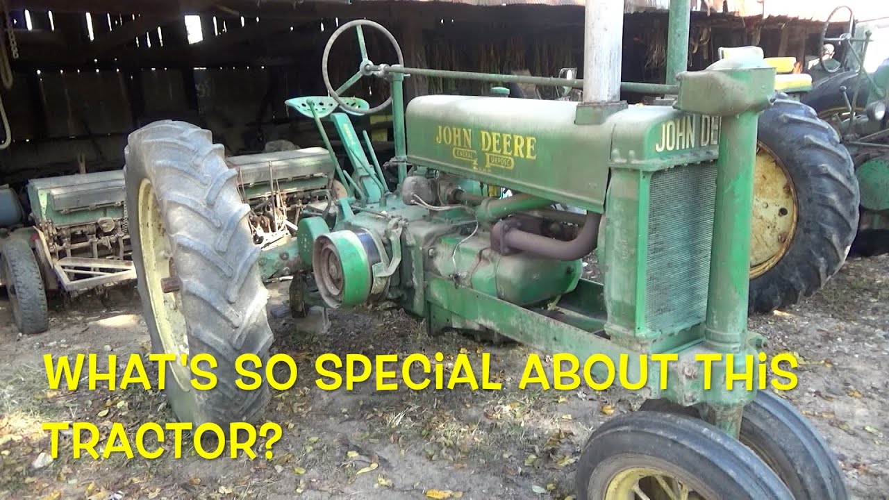 Запускаем наш John Deere "A" 1937 года выпуска.