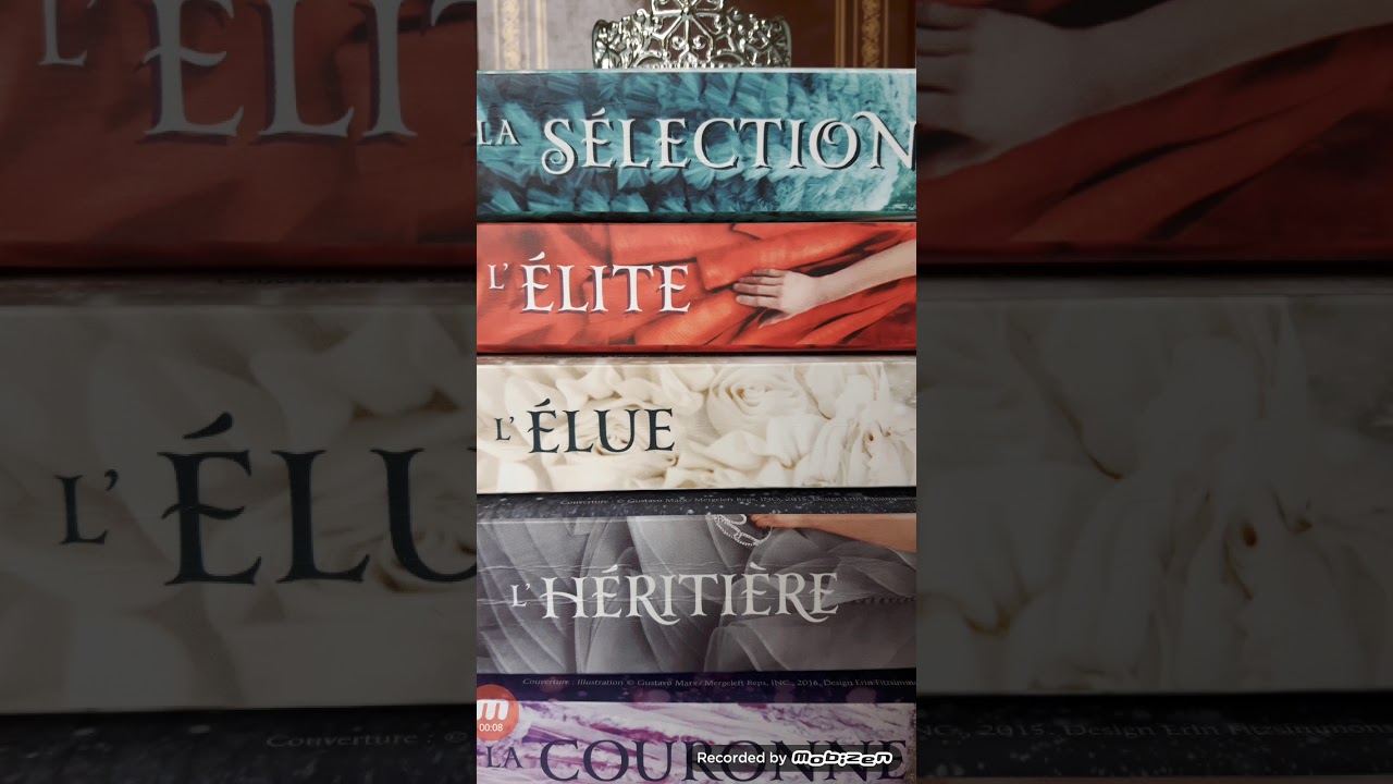 Présentation de la saga LA SELECTION, de Kiera Cass - édition Robert Laffont