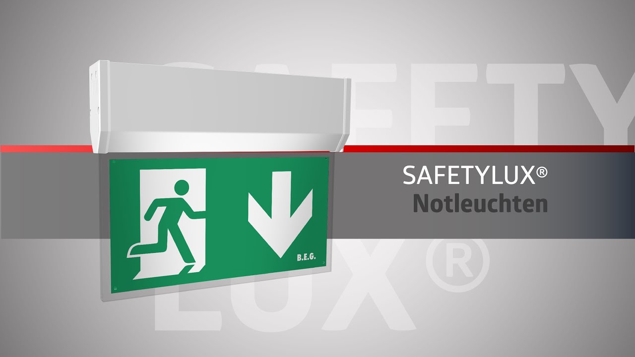 Die neue Generation der SAFETYLUX&reg; Notleuchten