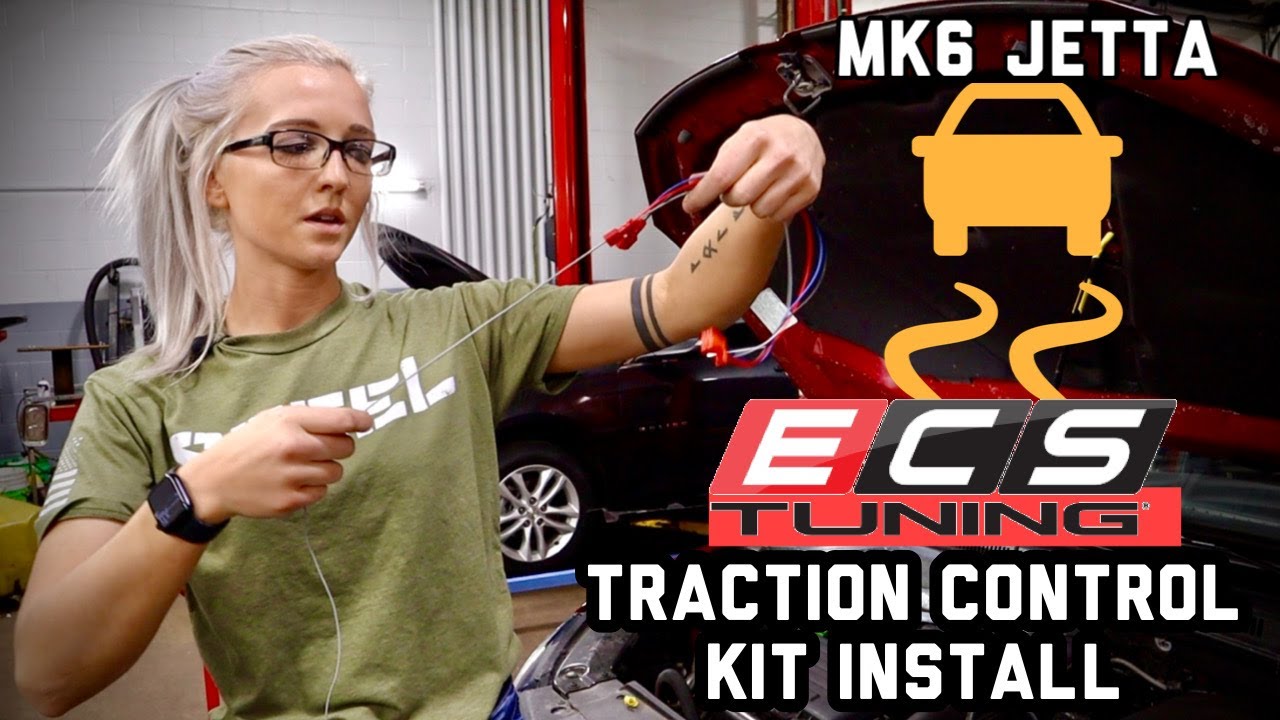 Installing ECS tunings Traction Control Button Kit On My MK6 Jetta!!