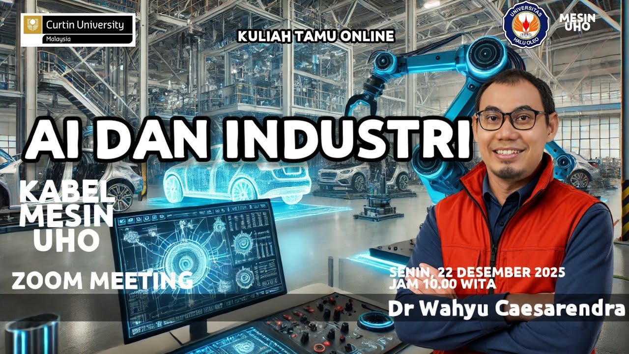 Kuliah Online : AI dan Industri 4.0 (Dr Wahyu Caesarendra)