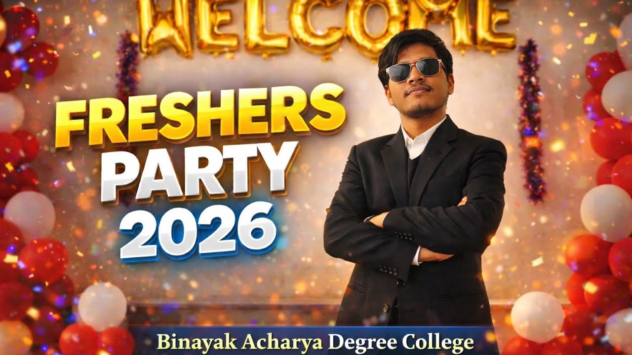 Freshers Party 2026 🎉 | Binayak Acharya Degree College | Political Science Dept | Full Vlog