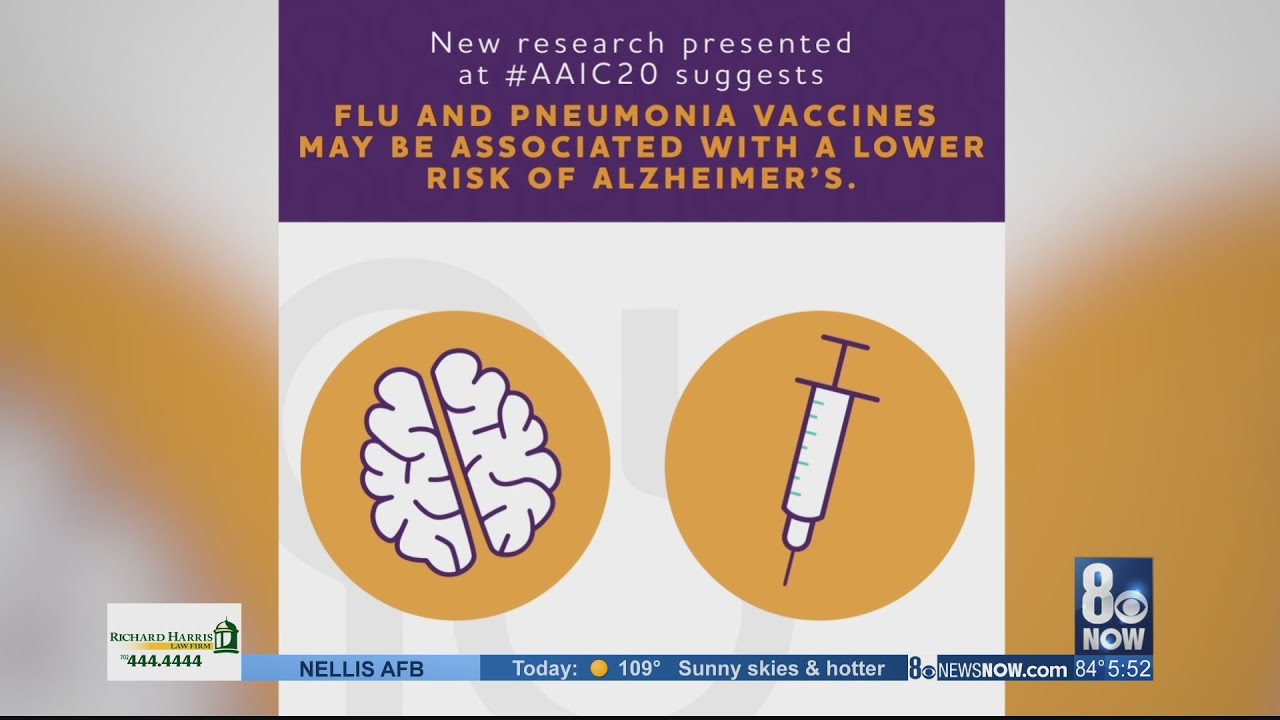 Study shows flu, pneumonia shot could reduce risk of Alzheimer's disease