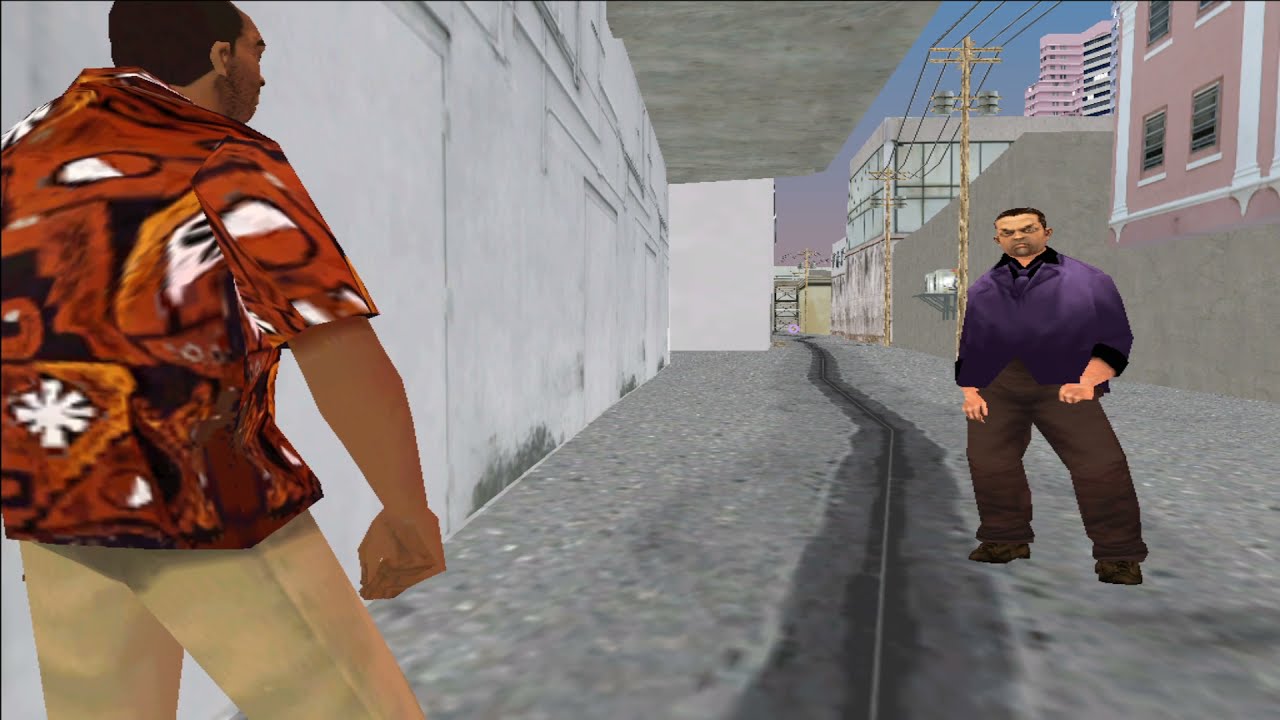 Gta Vice City Victor Vance meets Toni Cipriani