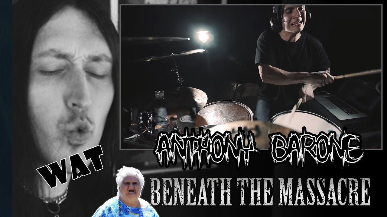 Реакция блэк-металического барабанщика: | Энтони Барон | Beneath The Massacre — Rise of the Fearm...