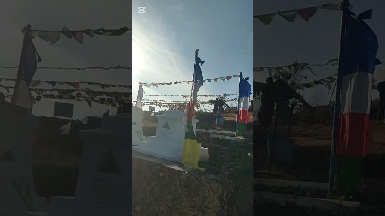 स्याङ्जा बेजाङ गाउँ बाट शिरुबारी सम्म को दृश्य 