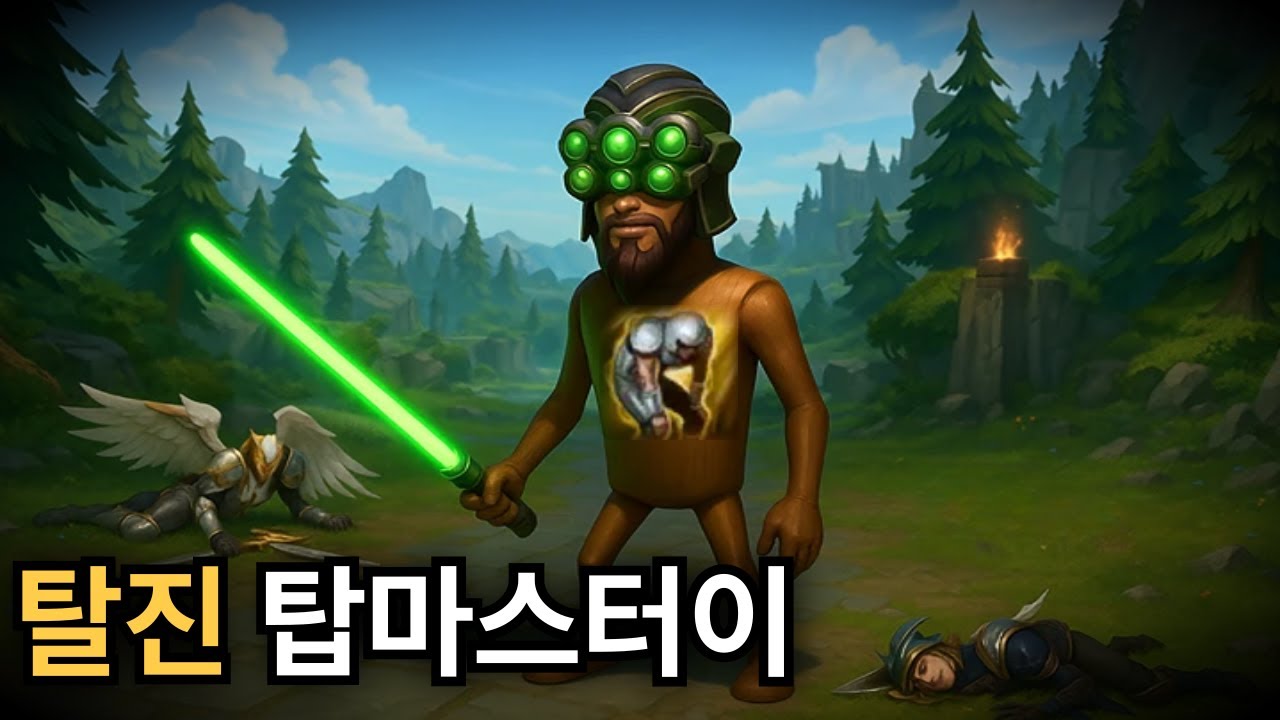 (롤) 탑마스터이로 퀸, 케일 멱살잡고 ㅈ패줬습니다. 🔥탈진만 드세요🔥 ★마스터이 vs 퀸, 케일★