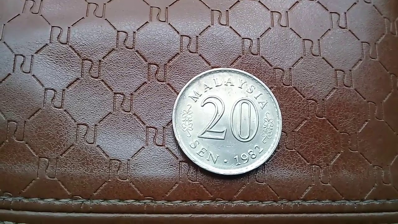 Malaysian 20 sen 1982 - a very scarce and rare coin