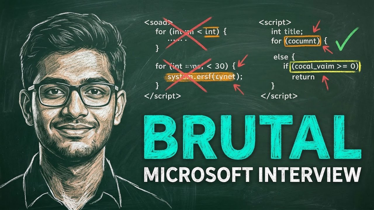 Coding Interview | Software Engineer @ Microsoft